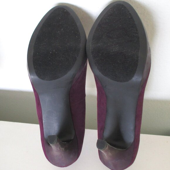 Marc Fisher "Violat 2" Womens Plum .5" Platform Peep w/3.5" Heel NWOB - Size 7M - Picture 11 of 11